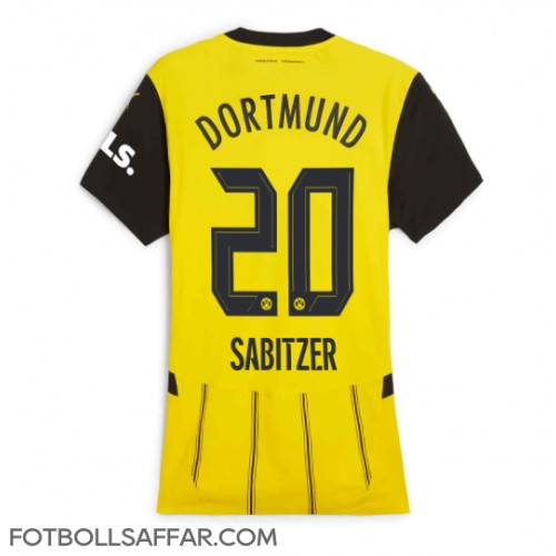 Borussia Dortmund Marcel Sabitzer #20 Hemmatröja Dam 2024-25 Kortärmad